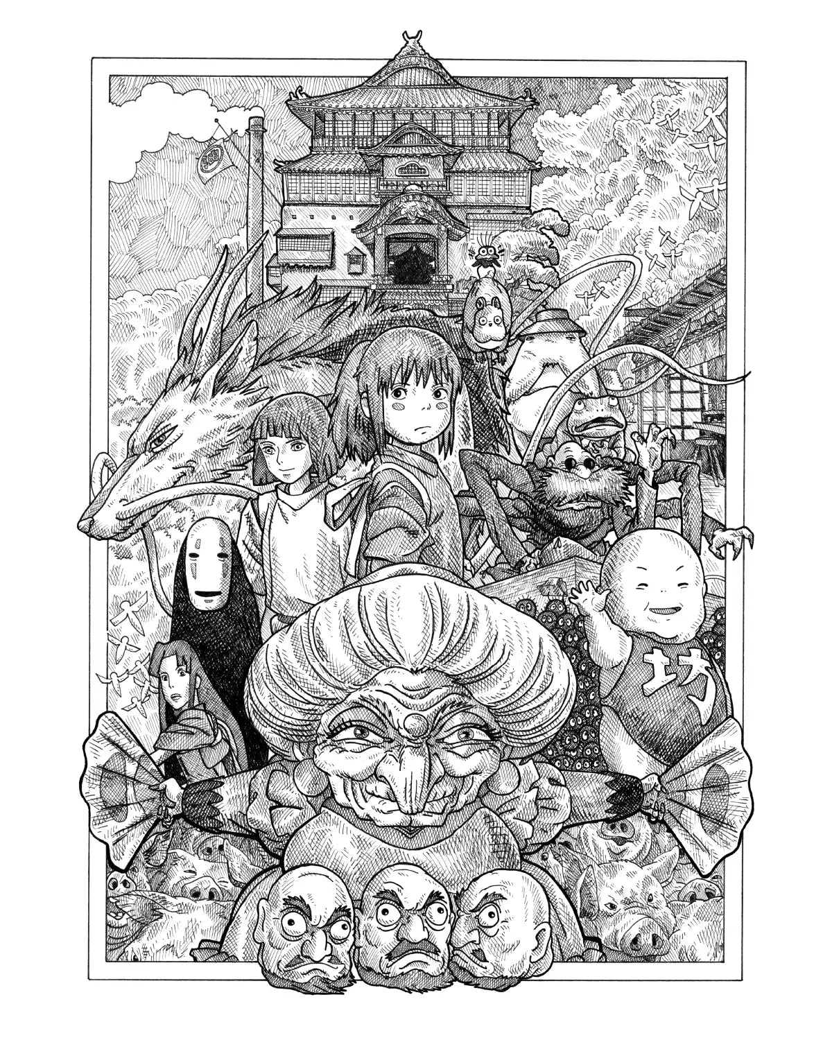 Le Voyage de Chihiro (Original A4)