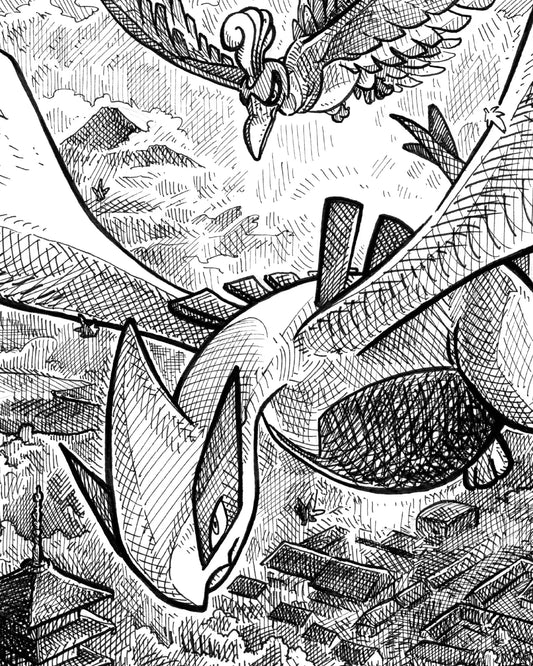 Lugia et Ho-Oh