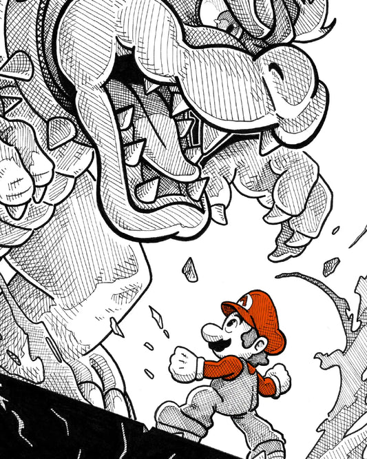 Mario VS Bowser
