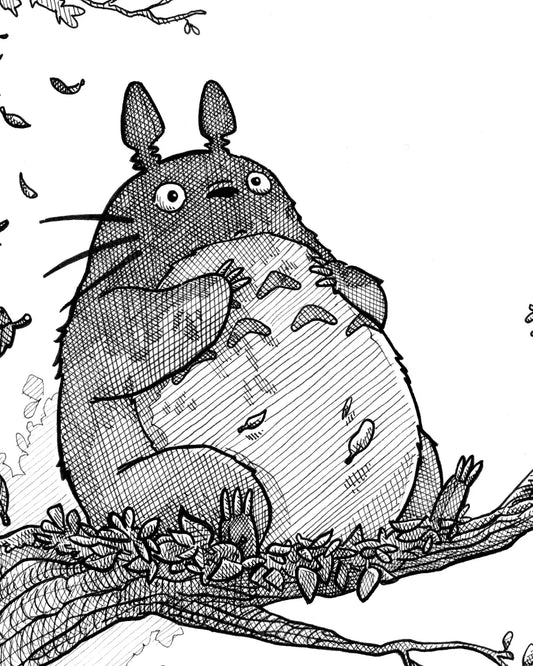 Totoro sur son arbre