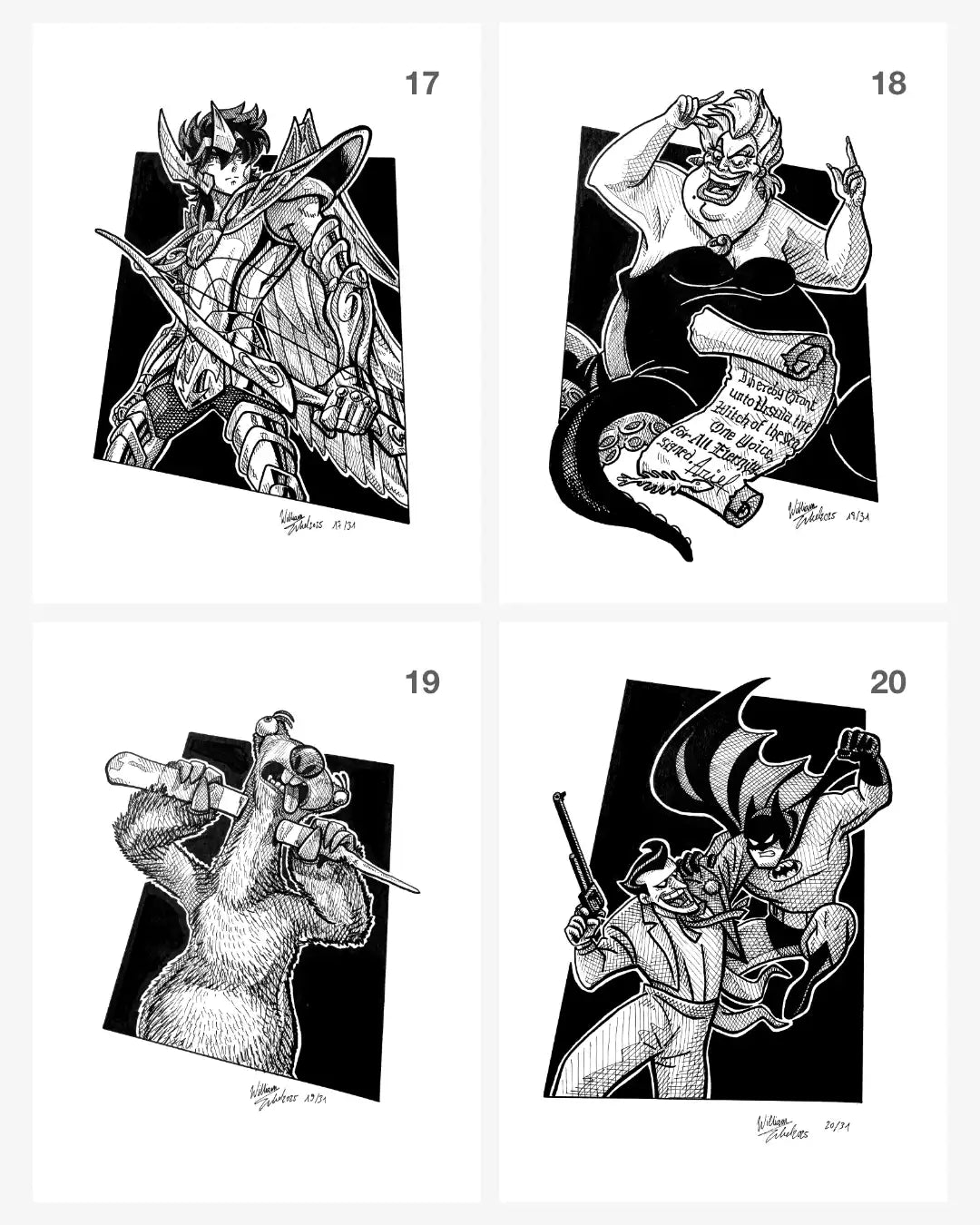 Inktober 2025 (31 Prints)