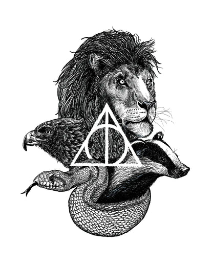 Animaux, Poudlard et Reliques
