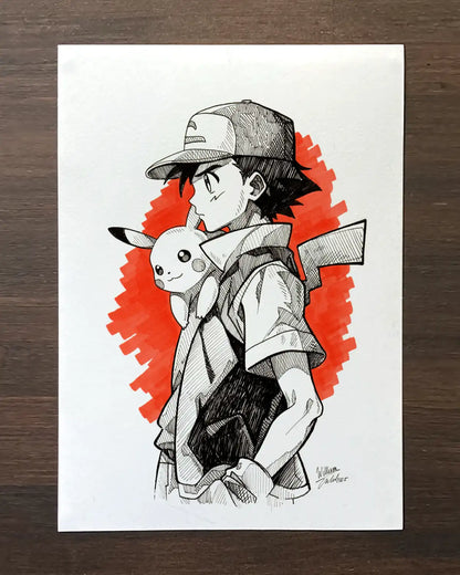 Ash & Pikachu (Original)