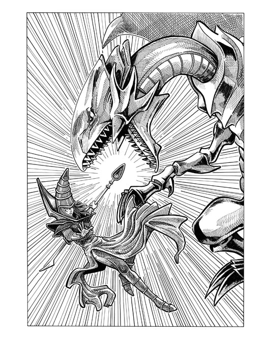 White Dragon VS Dark Magician (Original)