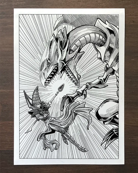 White Dragon VS Dark Magician (Original)