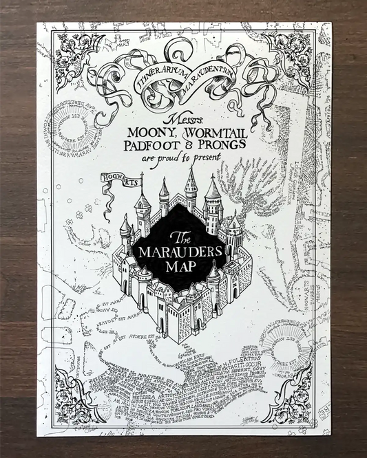 Carte des Marauders (Original A4)