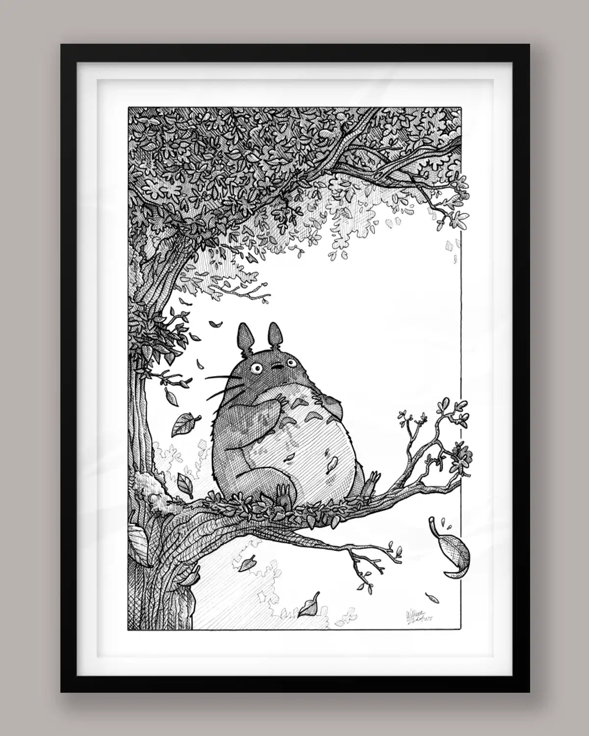 Totoro on his tree
