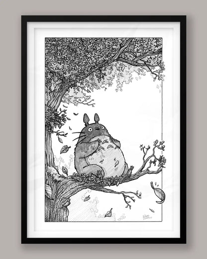 Totoro on his tree