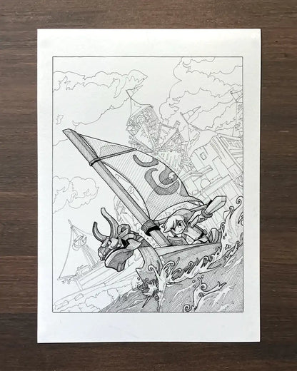 Zelda - The Wind Waker (Original A4)