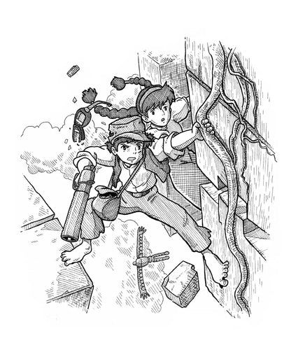 Pazu et Sheeta