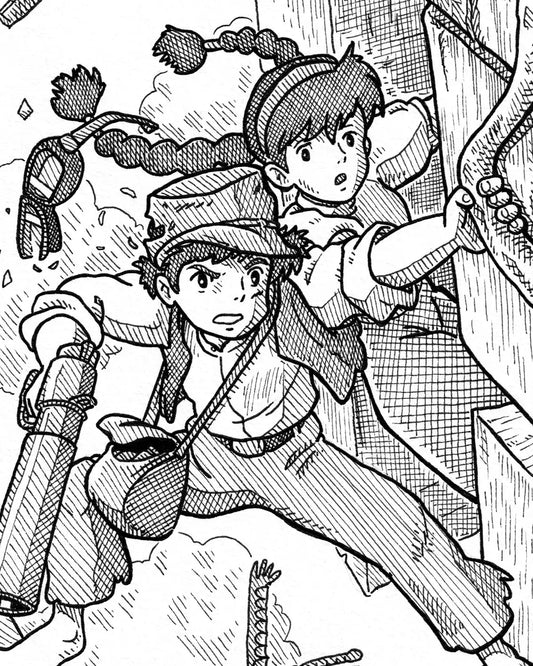 Pazu et Sheeta
