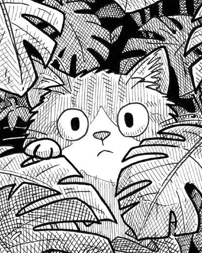 Le petit chat caché