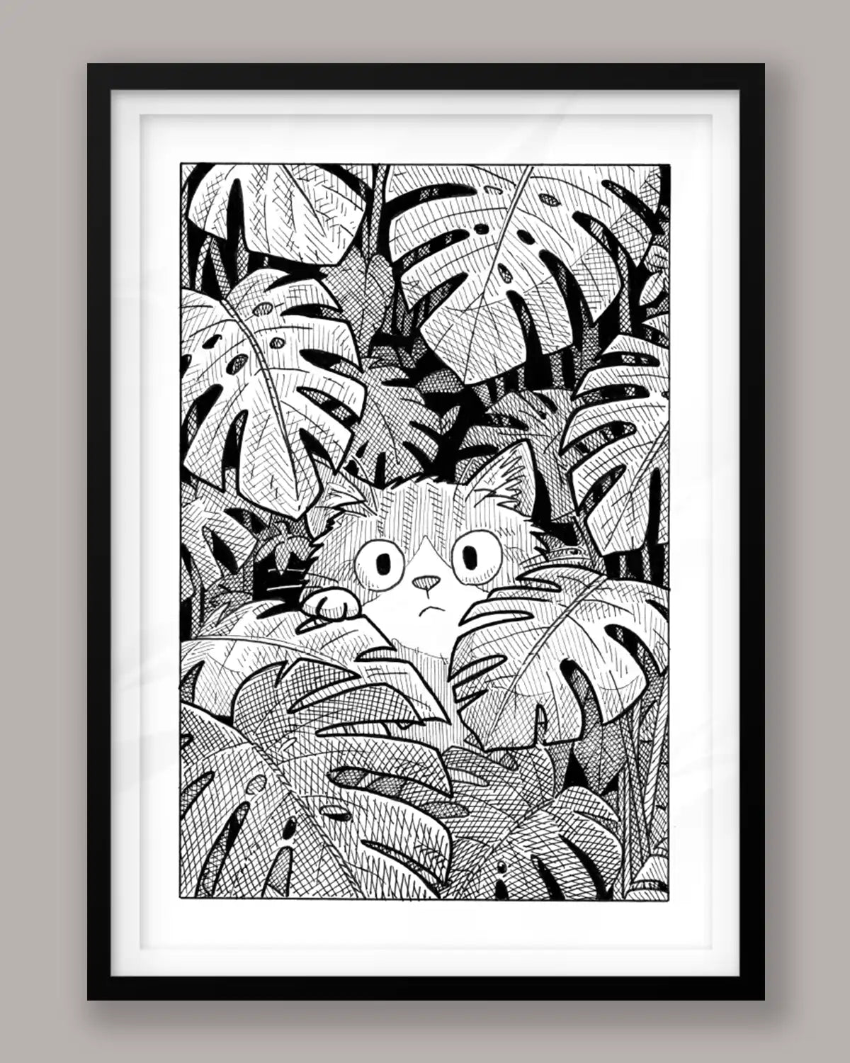 Le petit chat caché