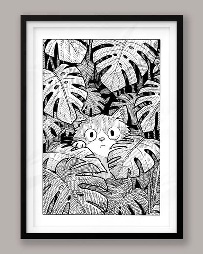 Le petit chat caché