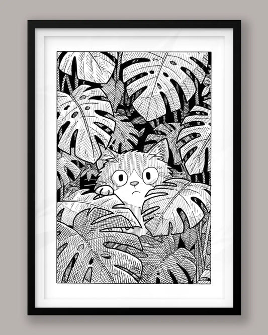 Le petit chat caché