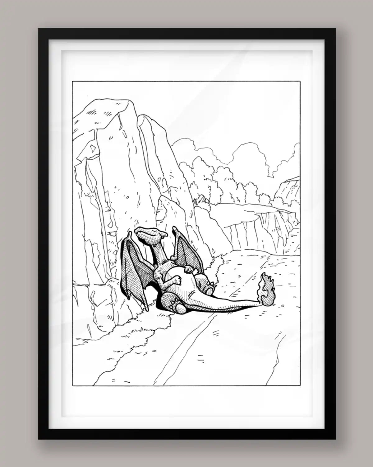 Sieste de Dracaufeu