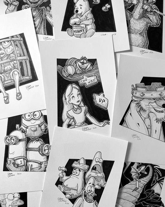 Inktober 2025 (31 original drawings)