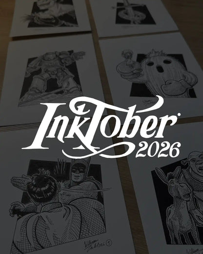 Inktober 2026 (Originaux A5)
