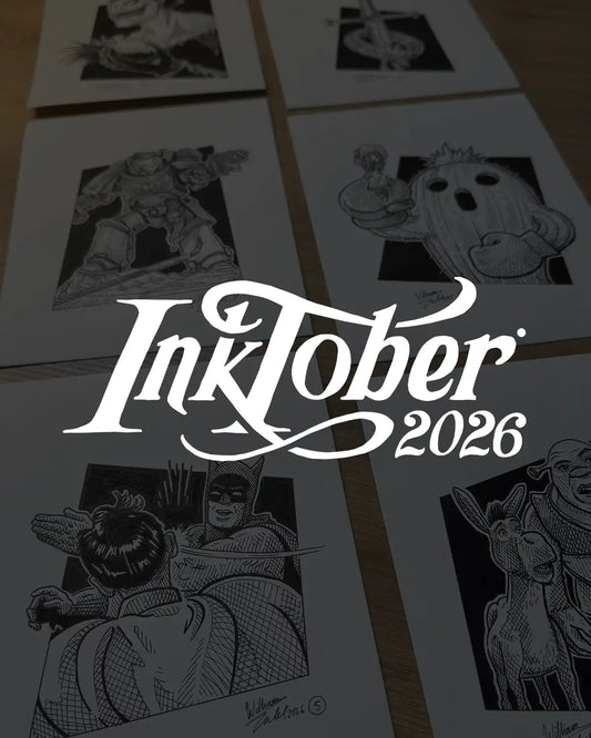 Inktober 2026 (Originaux A5)