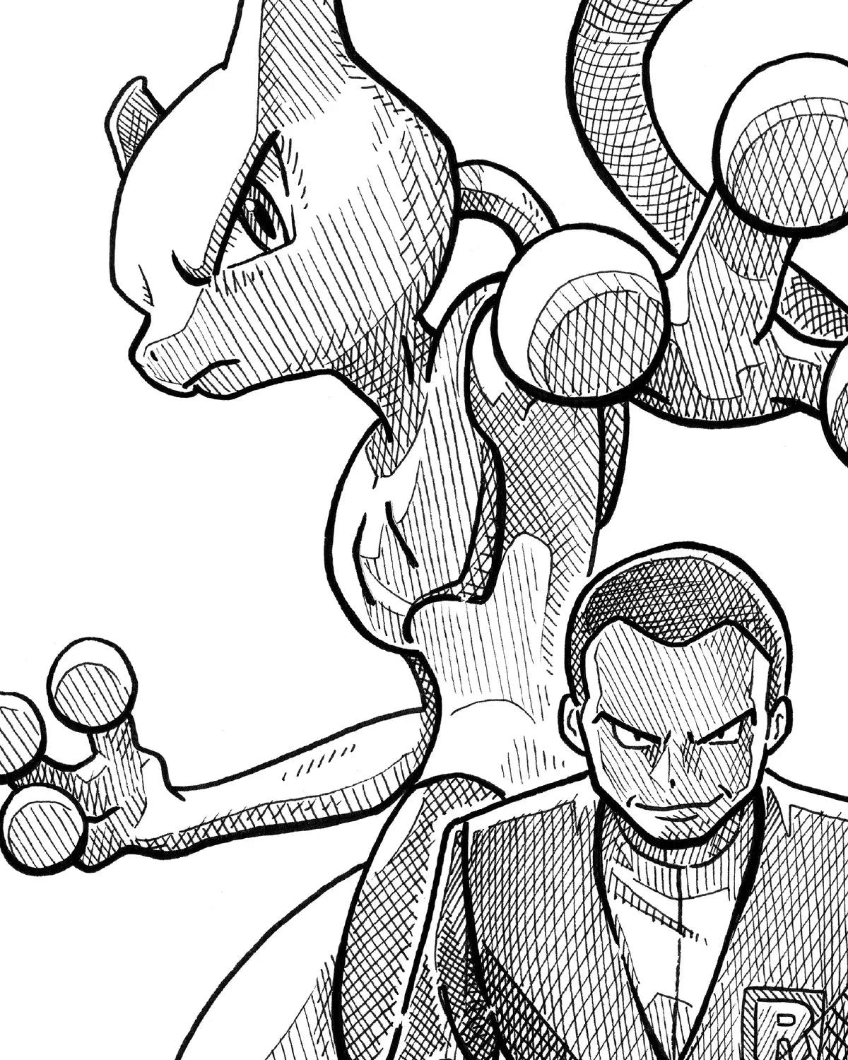 Mewtwo & Giovanni (Original)