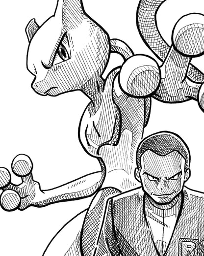 Mewtwo & Giovanni (Original)