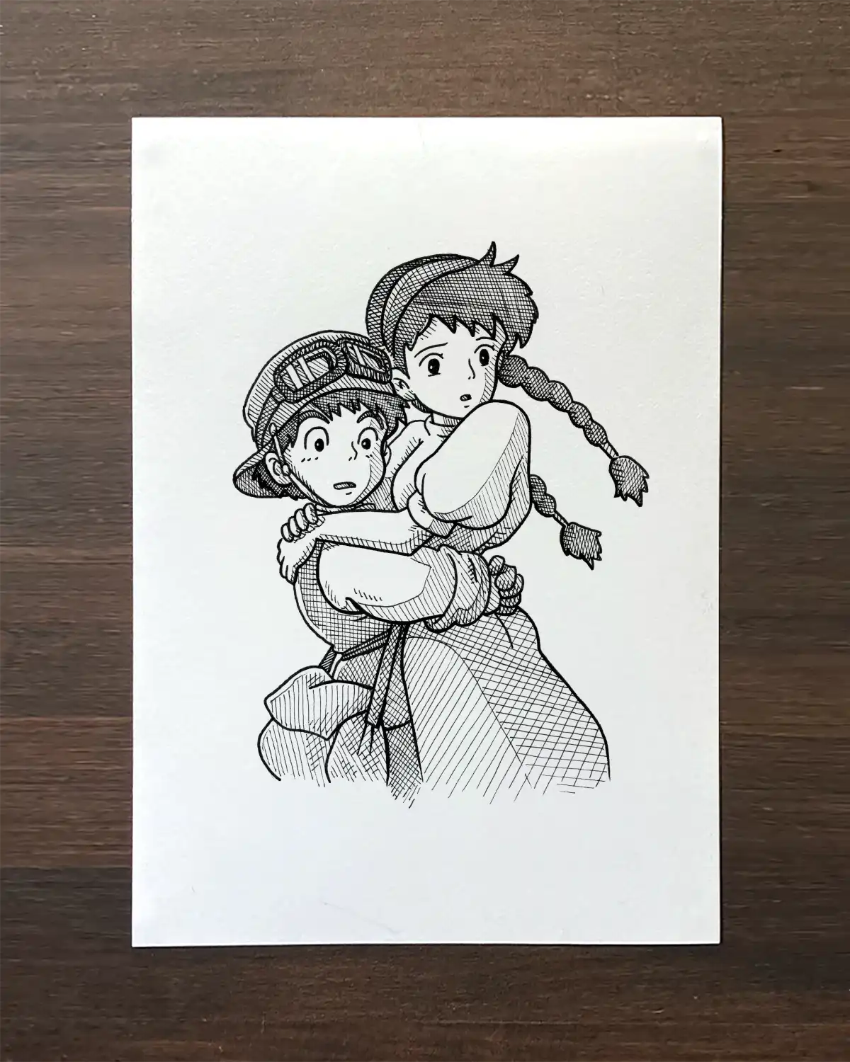 Pazu & Sheeta Ghibli (Original)
