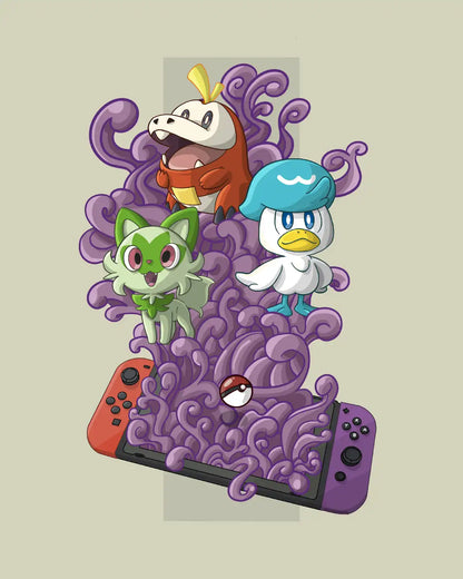 Pokemon Starters - Gen 1 to 9