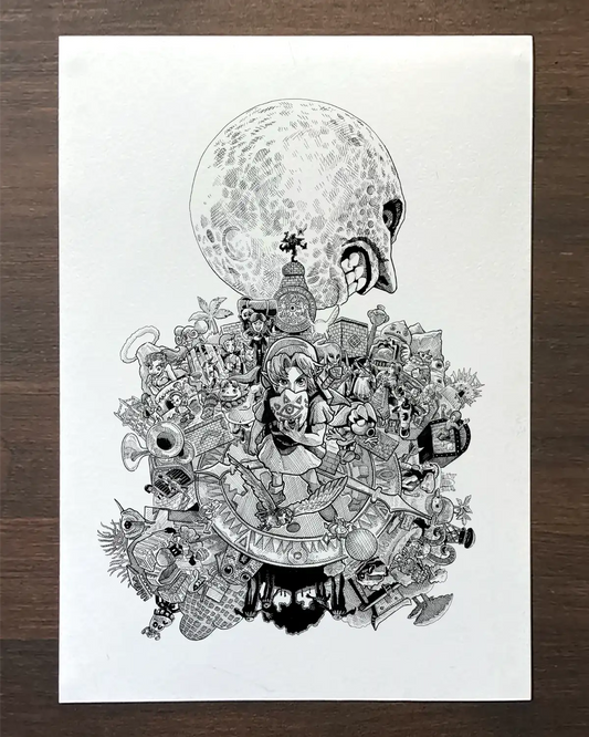 Zelda Majora's Mask (Original A3)