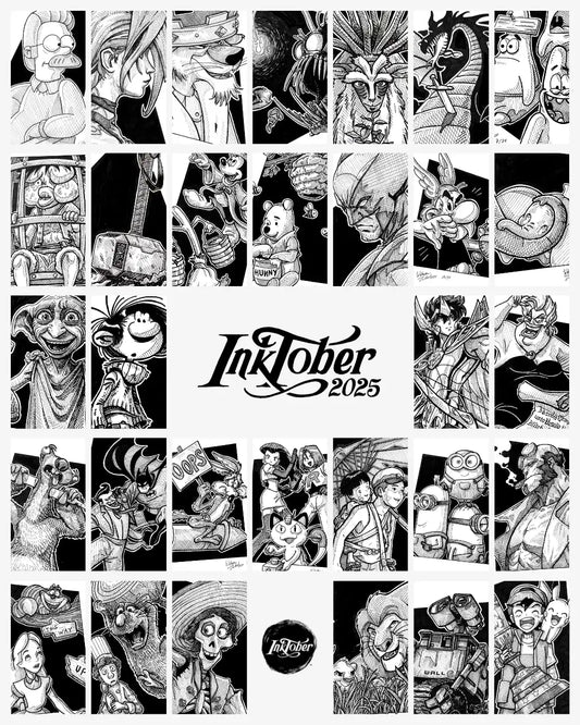 Inktober 2025 (31 Prints)